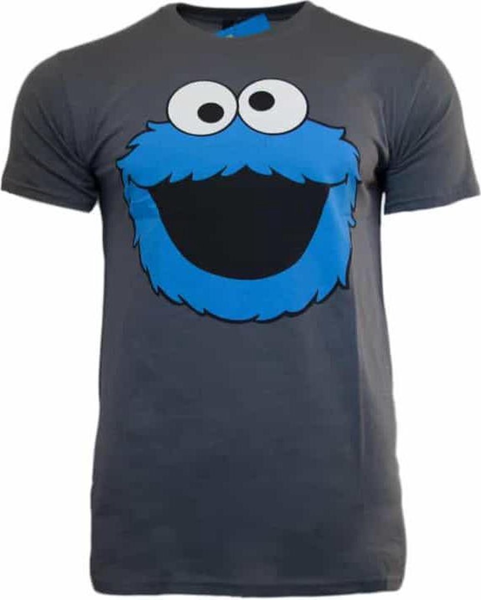 Sesamstraat Cookie Monster Heren T-shirt XL