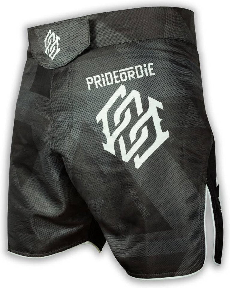 PoD Fight Short PRiDEorDiE DARK MATTER Maat XS - Jeansmaat W-28