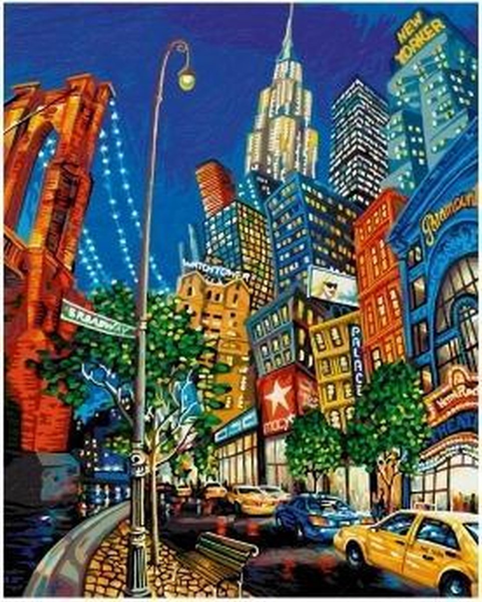 Schipper The Big Apple - based on Miguel Freitas Schilderen op Nummer