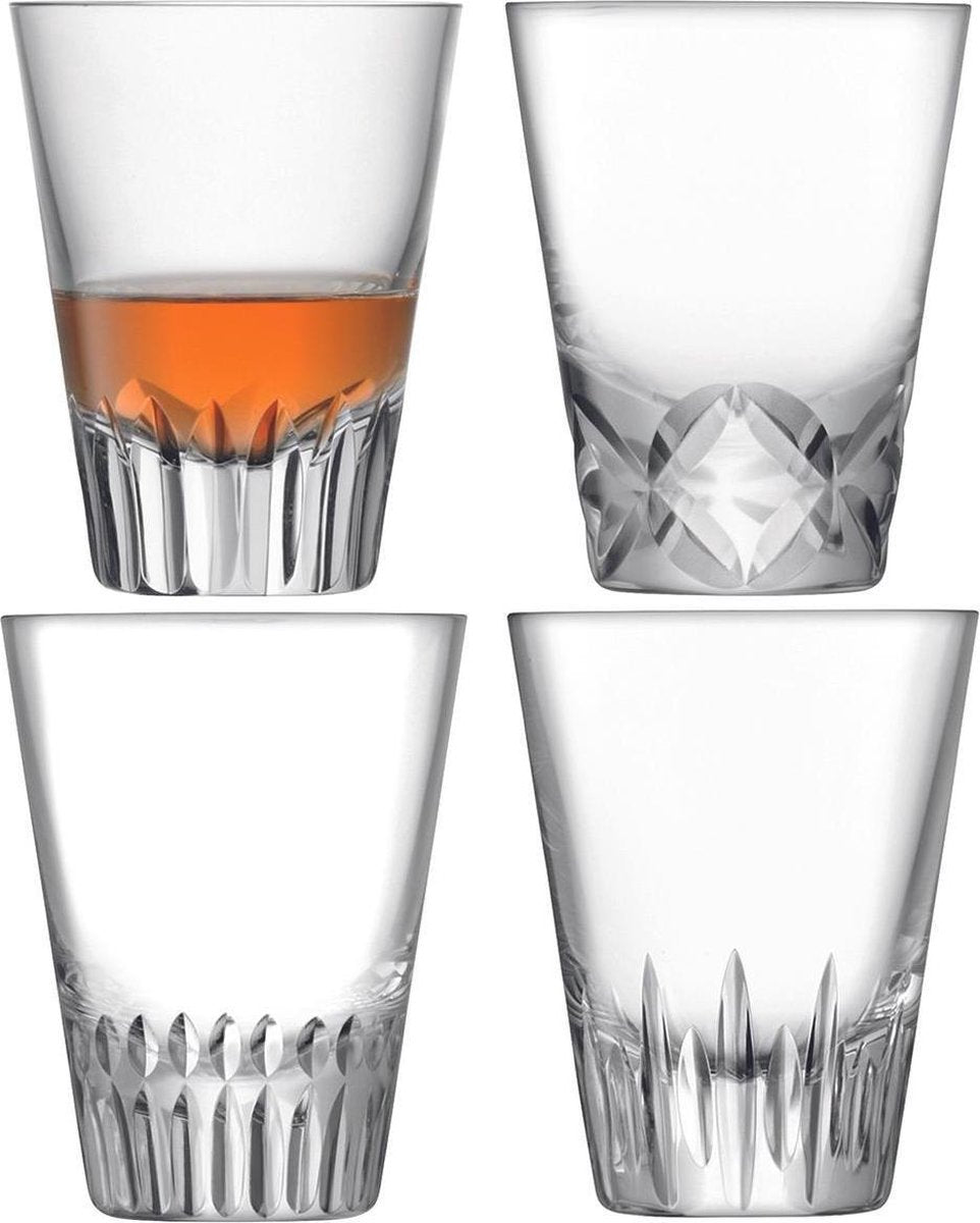 L.S.A. Tatra Waterglas - 225 ml - Set van 4 Stuks - Transparant