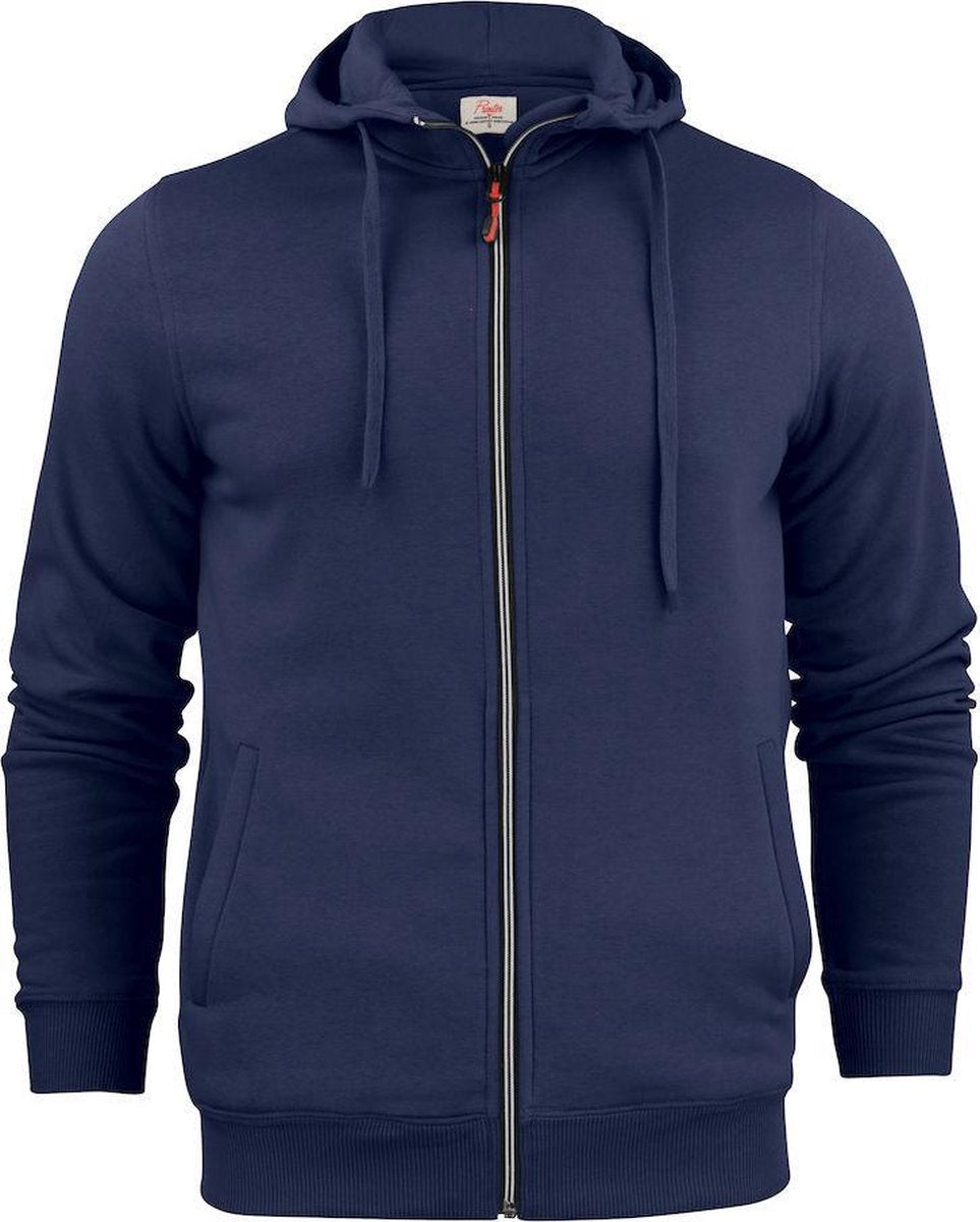 Printer Hooded Sweat Vest Overhead Man 2262051 Marine - Maat M