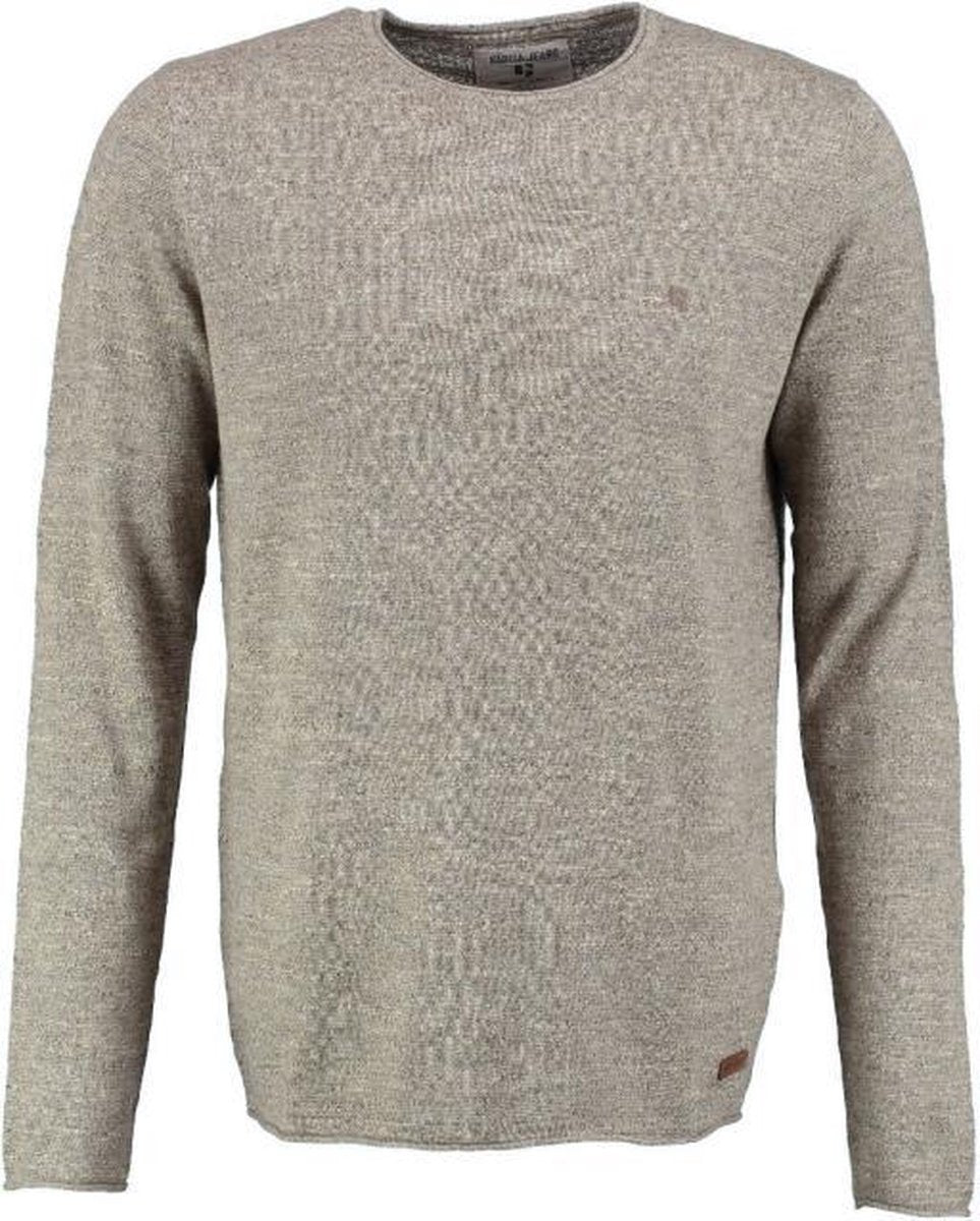 Garcia trui katoen beige melange - Maat  XXL