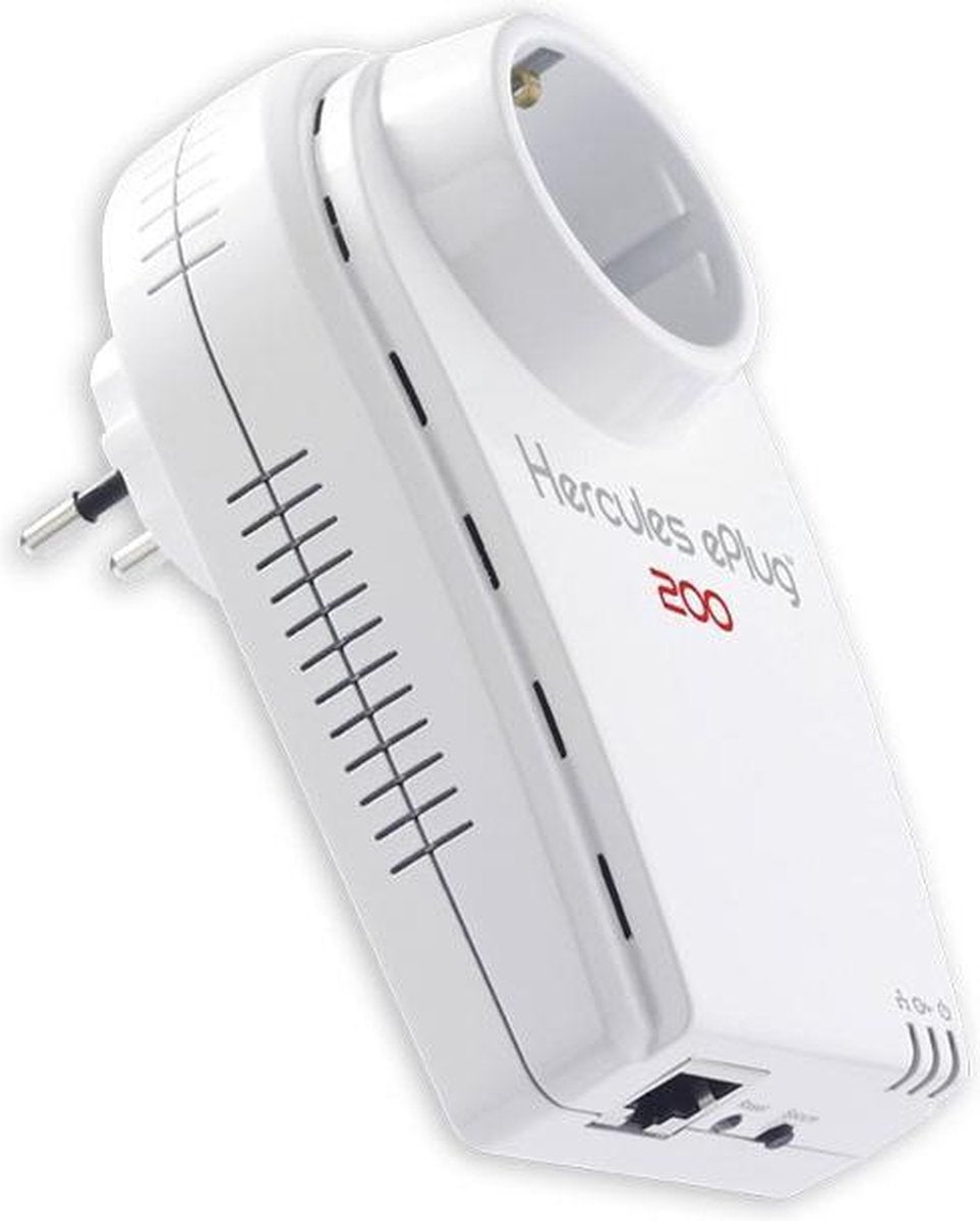 Hercules ePlug 200 Solo Pass Thru Ethernet 200 Mbit/s