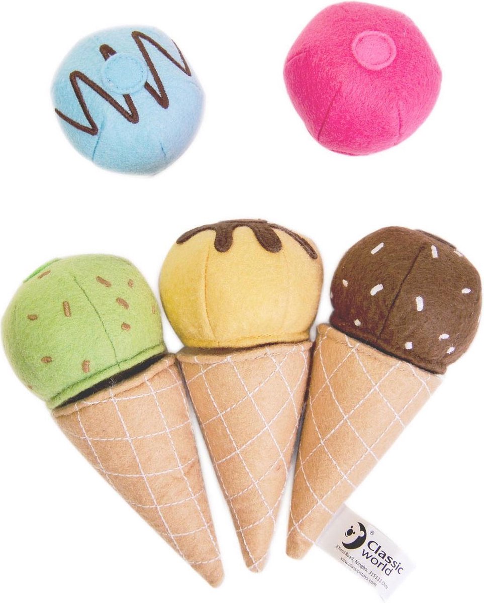 Classic World IJsbolletjes met Hoorntjes Vilt