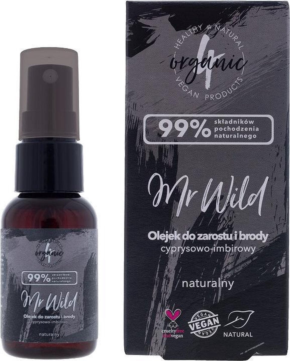 Mr Wild olejek do zarostu i brody cyprysowo-imbirowy 30ml