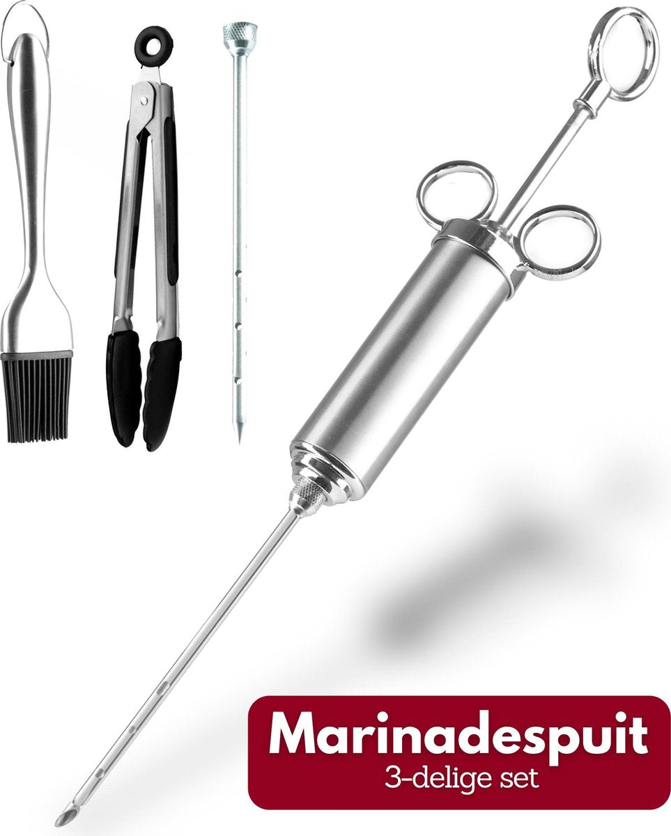 Culi-N-Air Marinade Injectiespuit Set  - Injector voor de Keuken