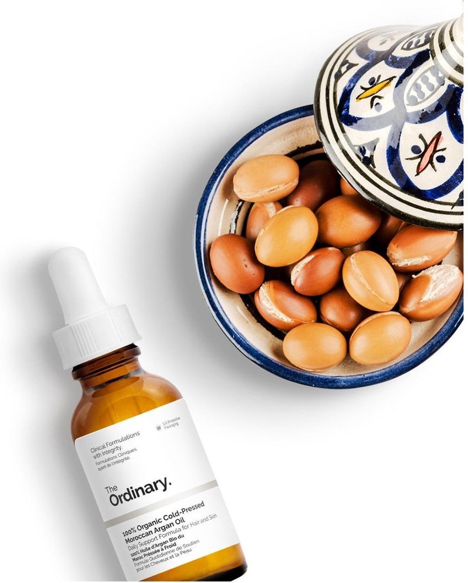 The Ordinary - 100% Organic Cold-Pressed Moroccan Argan Oil - huid- en haar olie