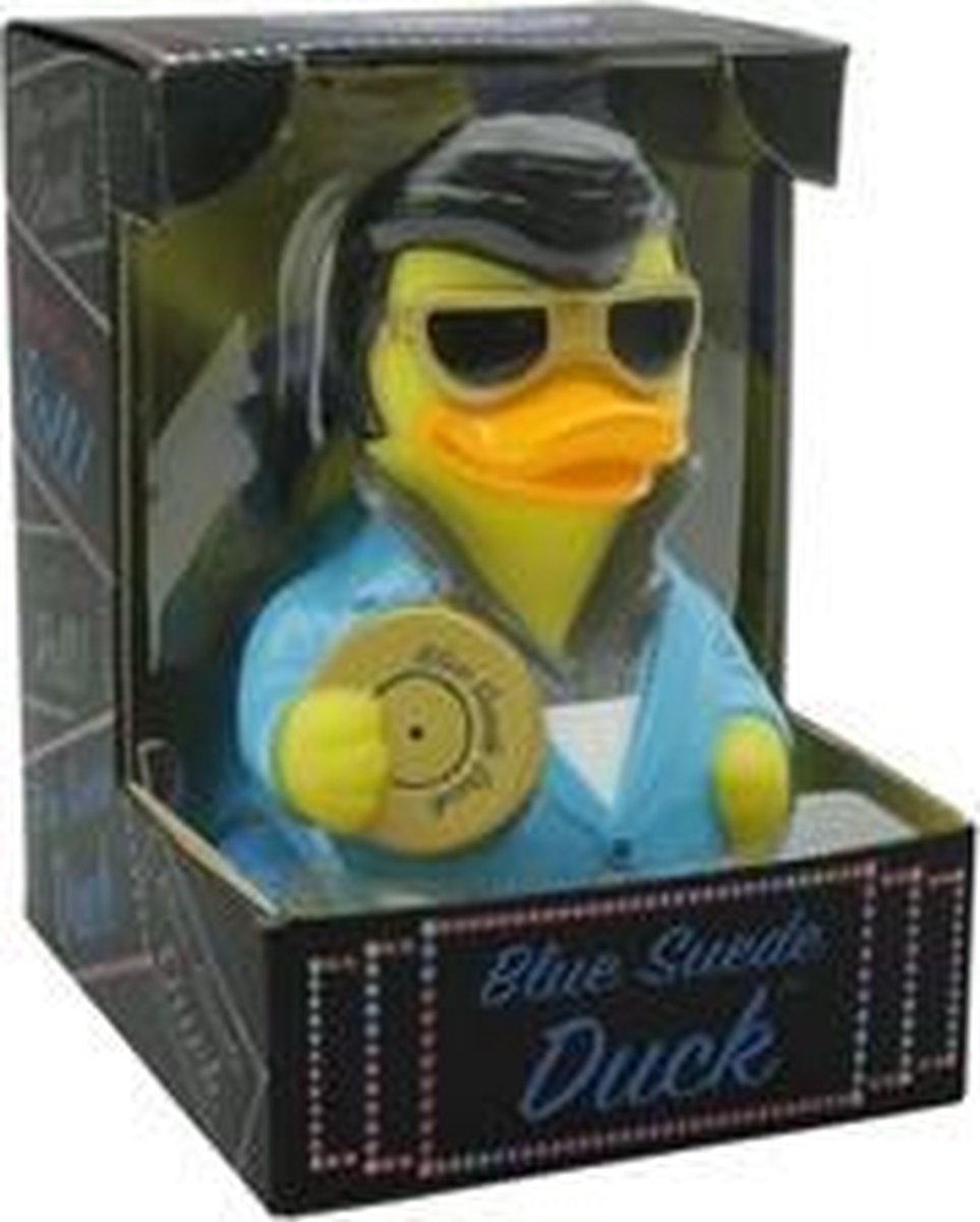 CelebriDucks Blue Suede Duck   Badeendje