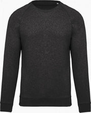Sweater bio raglanmouwen kinderen Zwart Maat 12/14 jaar