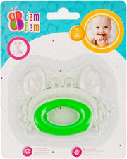 Bam Bam koelbijtring - Baby - Vrolijke Krab - gevuld met watergel -