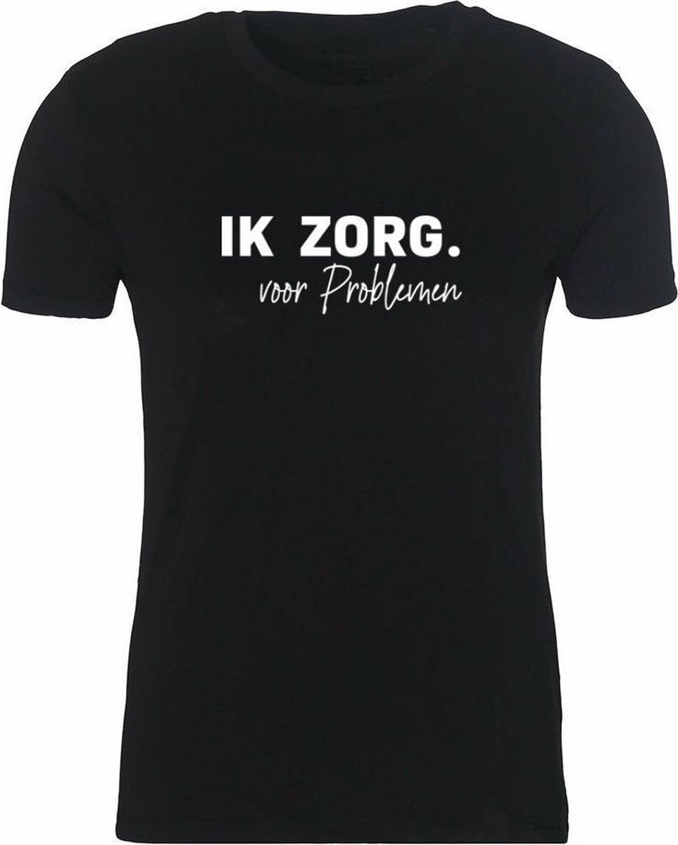 Ik zorg voor problemen Rustaag unisex kinder t-shirt maat 122-128
