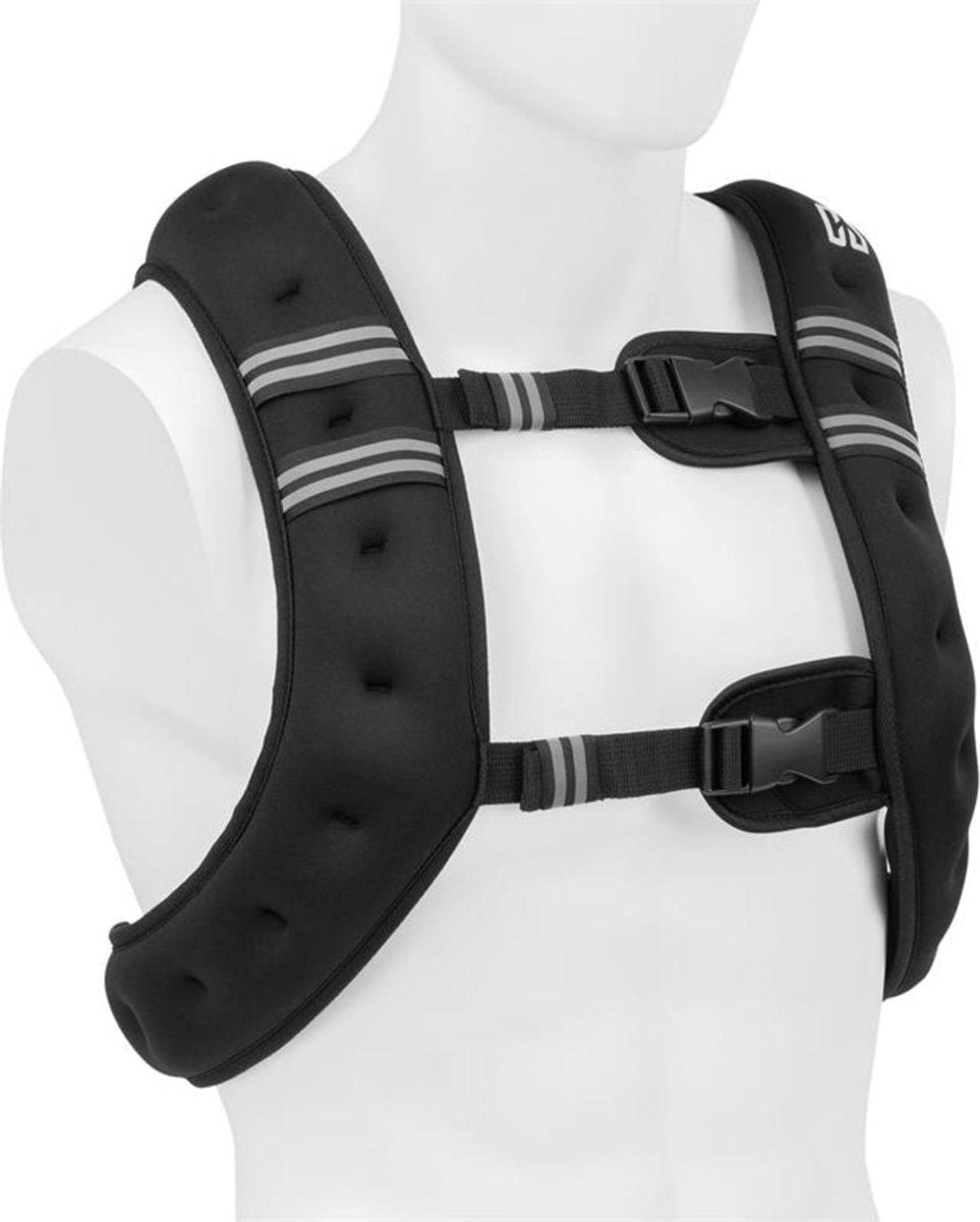 X-Vest gewichtsvest 5 kg neopreen/nylon borstriem zwart