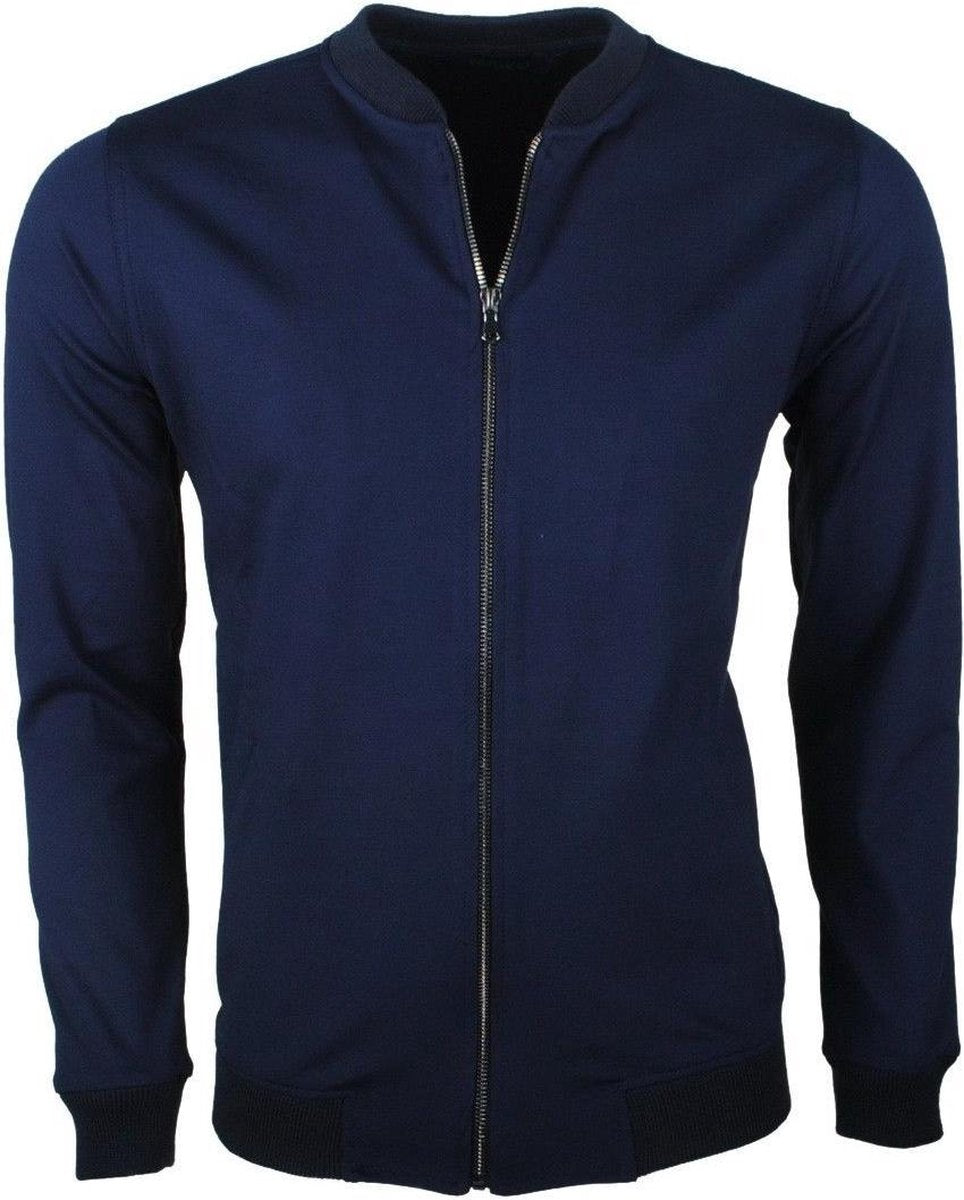 Ferlucci - Exclusief  Heren Vest -  Bomber model - Navy