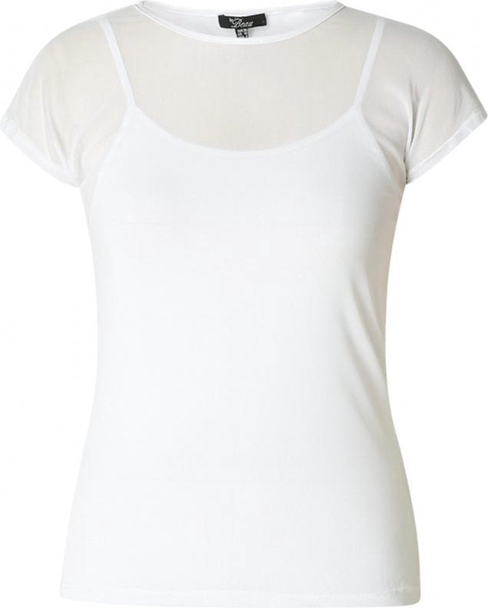 ES&SY Mette Top - White - maat 42