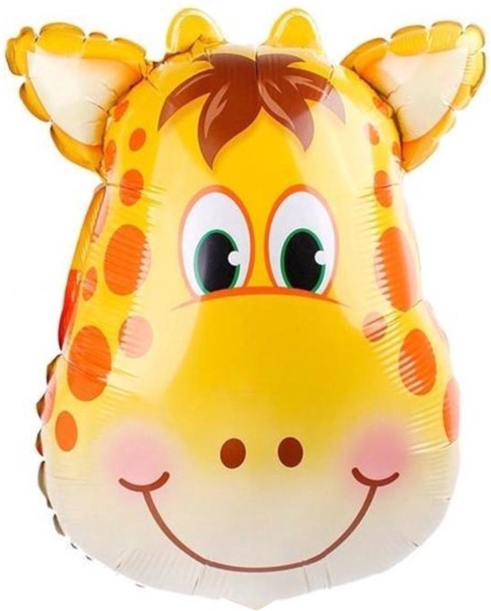 Giraffe Ballon Jungle Feestversiering Verjaardag Feest Decoratie Folie Ballon Met Rietje