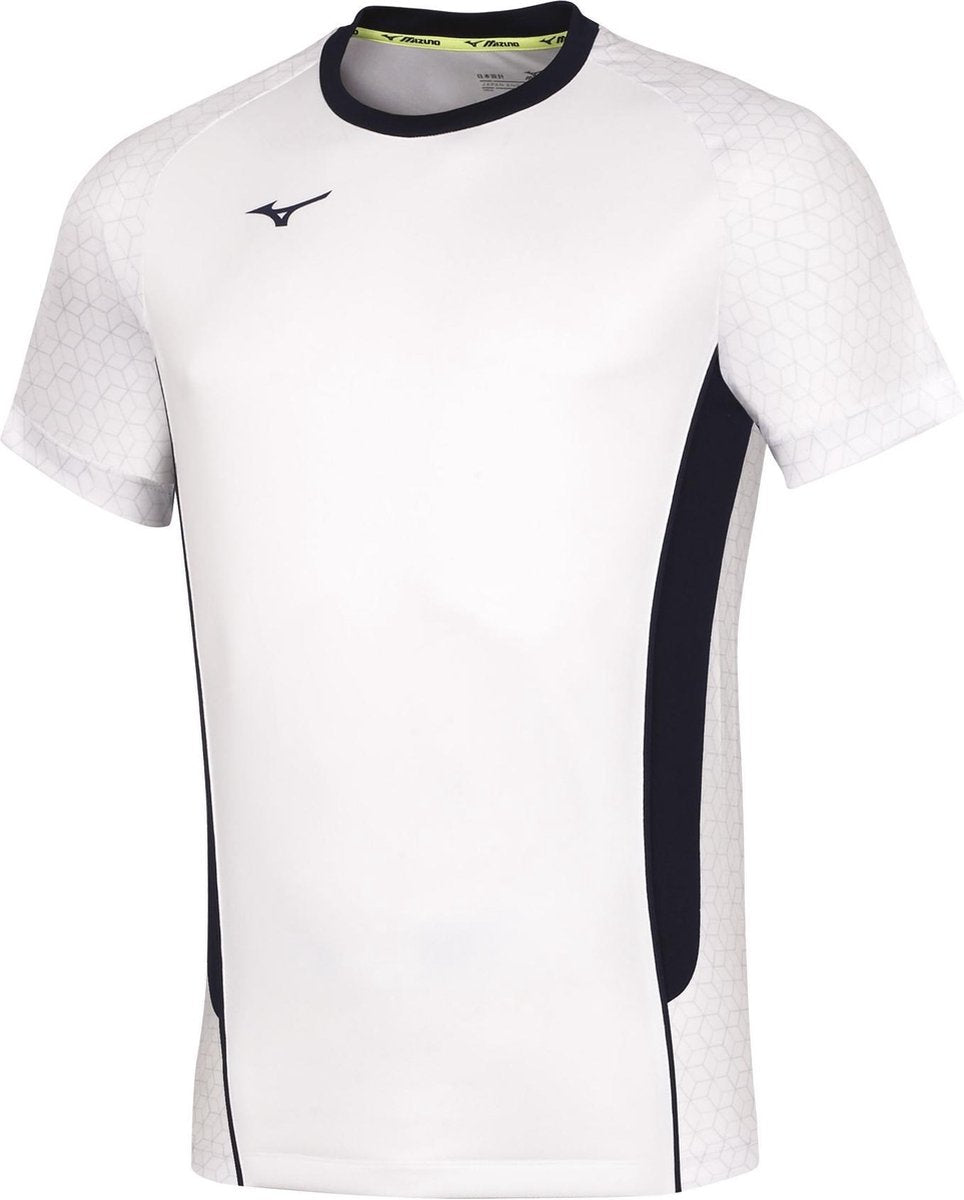 Mizuno Sportshirt - Maat XL  - Vrouwen - wit/zwart