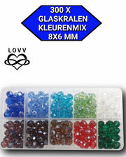 Kralen -Sieraden Maken-300 Glaskralen-Facetgeslepen Electroplated