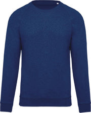 Sweater bio raglanmouwen kinderen Donker Blauw Maat 10/12 jaar