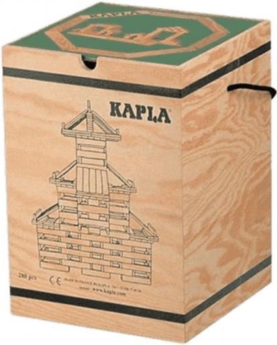 Kapla Kist 280 Stuks Met Boek Groen