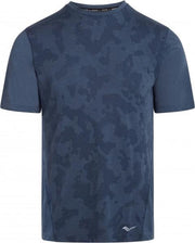 Saucony Ramble Shirt Heren - blauw - maat M
