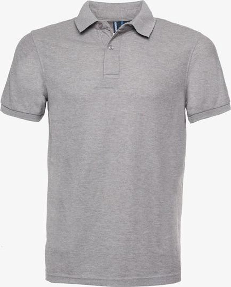 Unsigned heren polo - Grijs - Maat 3XL