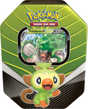 Pokémon -  Grookey Galar Partners Spring Tin 2020 Rillaboom V - Pokémon kaarten