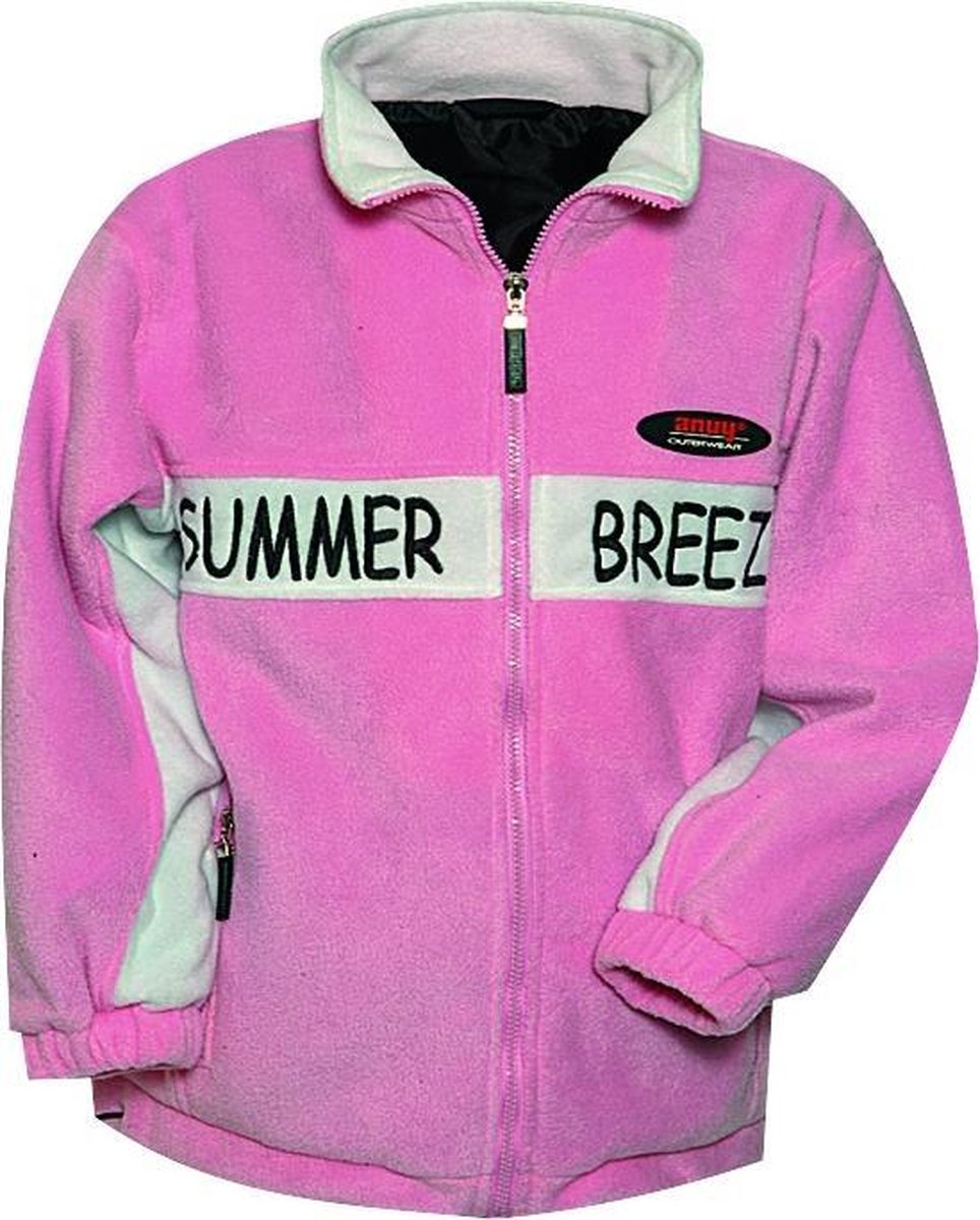 Anuy Fleecejack Winipeg Junior Roze Maat 152