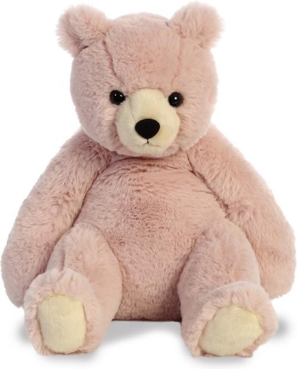 Aurora Knuffelbeer Olivia Meisjes 30 Cm Pluche Zalmroze
