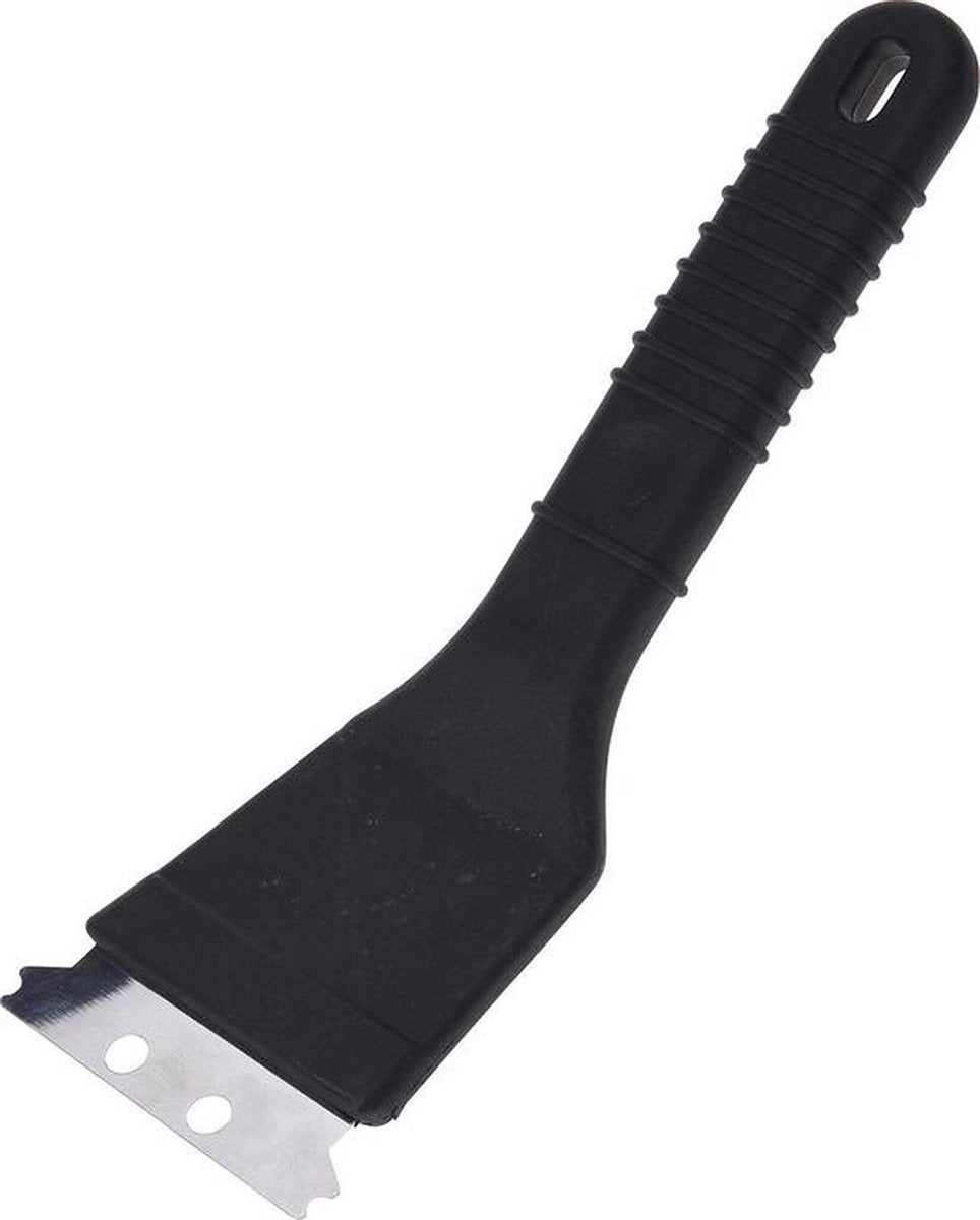 Bbq Borstel Voor Barbecuereiniging 2-in-1 Zwart 21 Cm