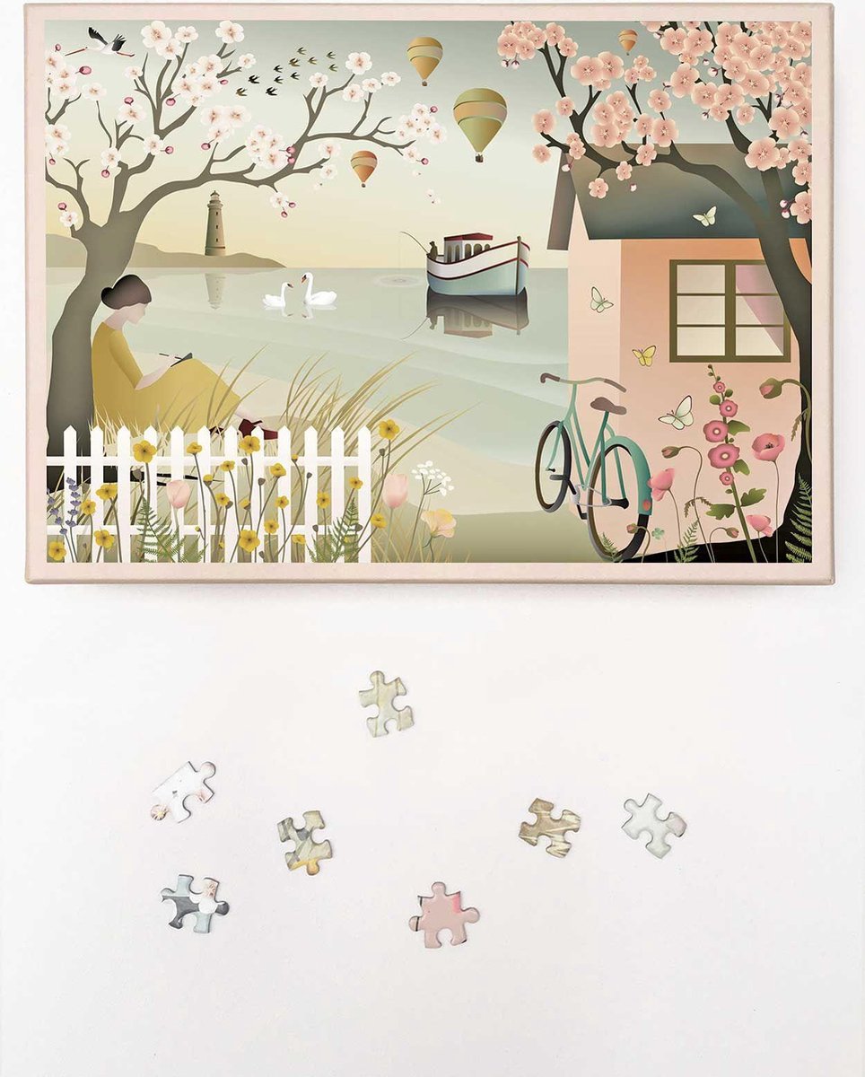 Vissevasse puzzel 1000 stukjes volwassenen - By The Sea - 63 x 45 cm