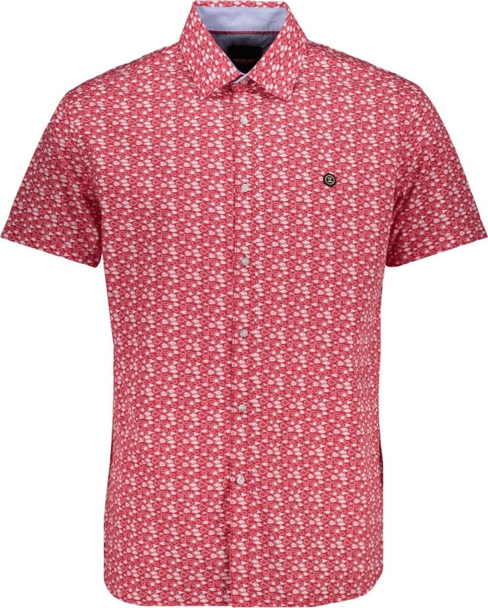 Shirt Ss Fish Print Tw11210 Chilli Pepper 307