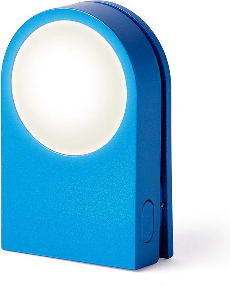 Lexon Lucie Draagbare Led Clip Blauw