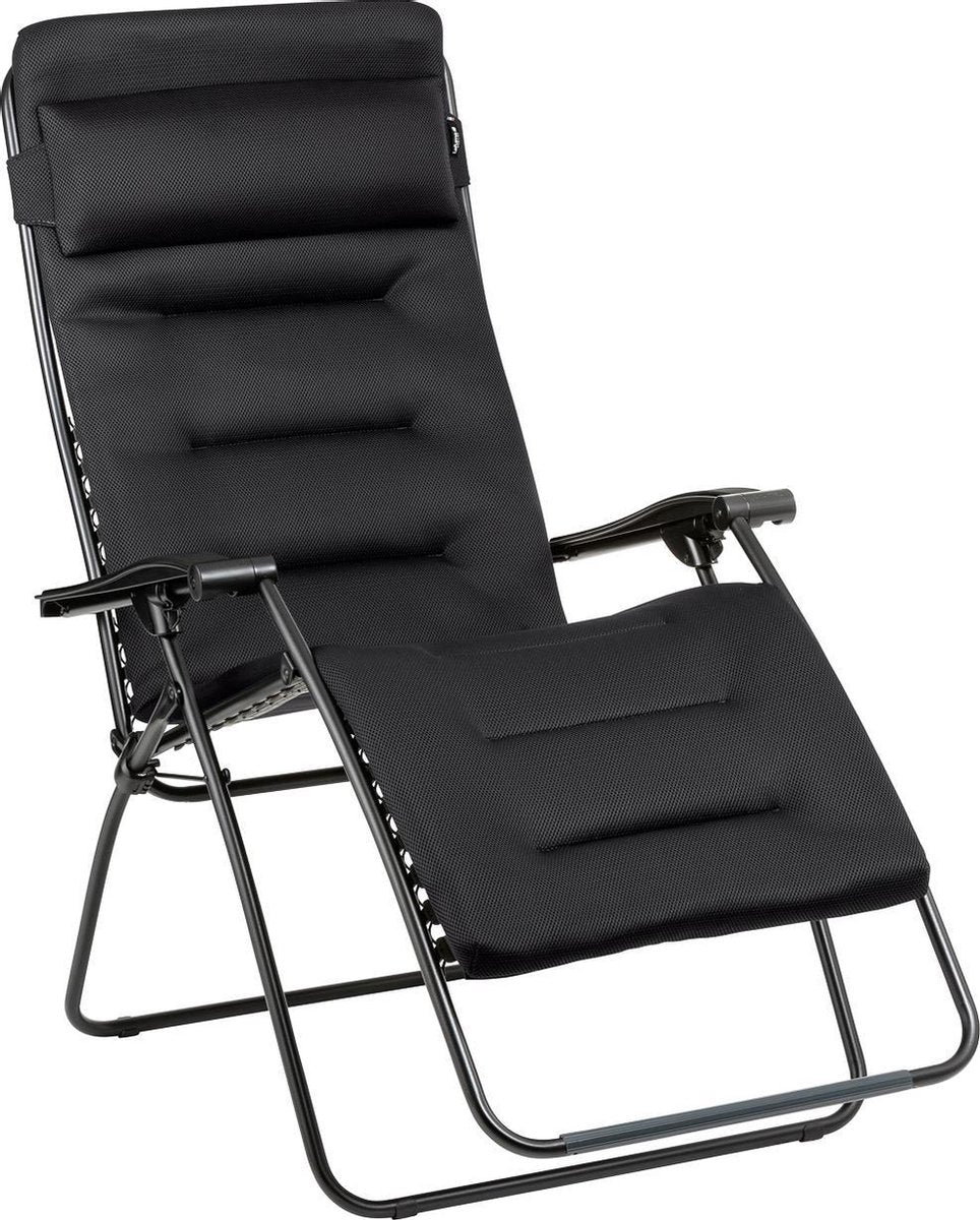 Lafuma Rsx Clip Xl Aircomfort - relaxstoelen - inklapbaar - Zwart