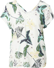 Roxy blouse paradise stories Pasteelgeel-Xs