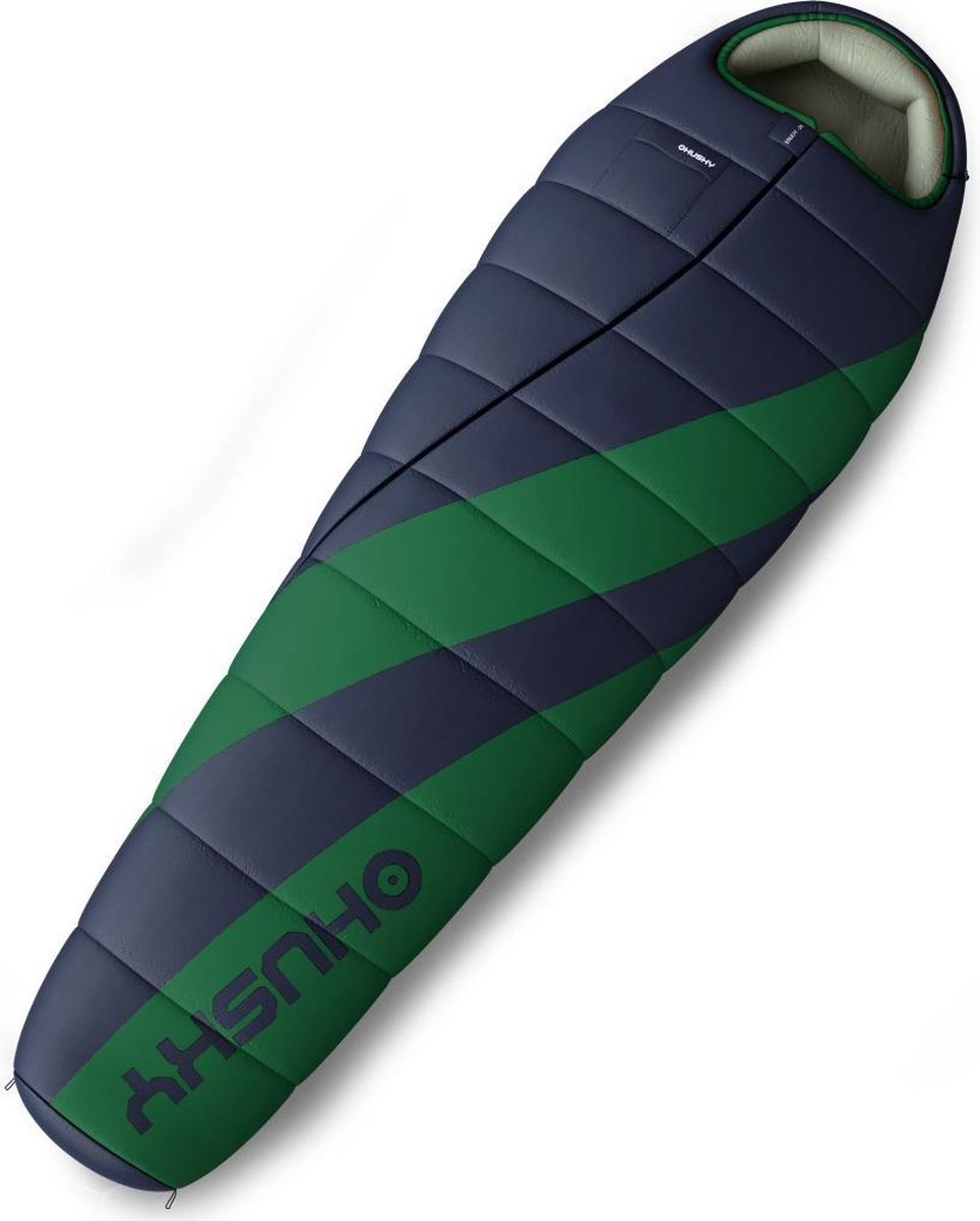 Husky Slaapzak Enit 85 X 200 Cm Nylon Groen/blauw