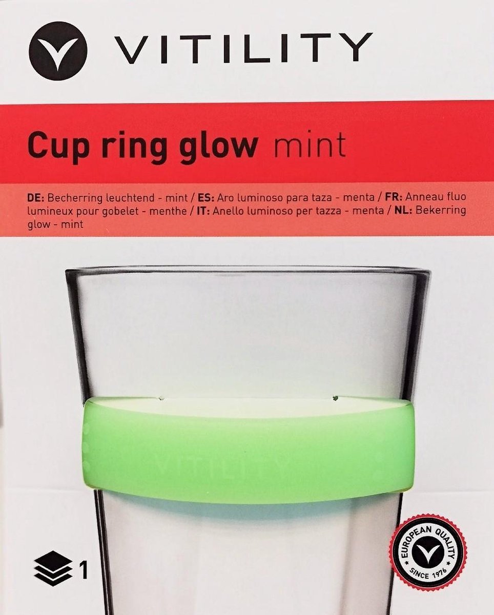 Bekerhouder meer grip glow mint