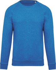 Sweater bio raglanmouwen kinderen Oceaan Blauw Maat 12/14 jaar