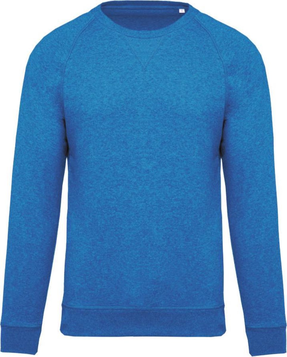 Sweater bio raglanmouwen kinderen Oceaan Blauw Maat 12/14 jaar