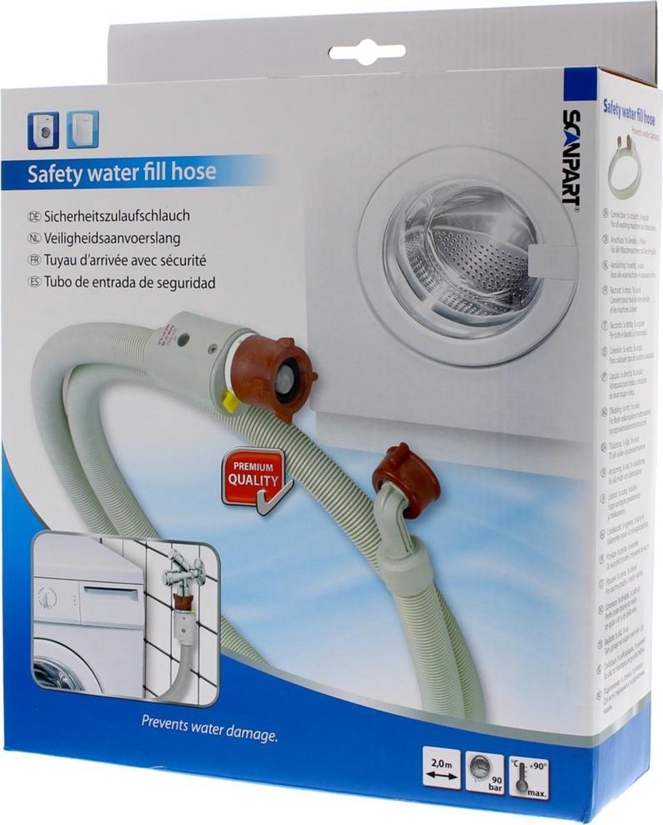 Scanpart Veilig.aanvoerslang 2.0m 90bar