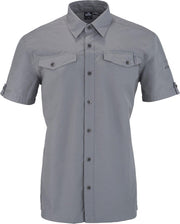 Eider Darney Shirt Men - heren - blouse korte mouwen - maat M - grijs