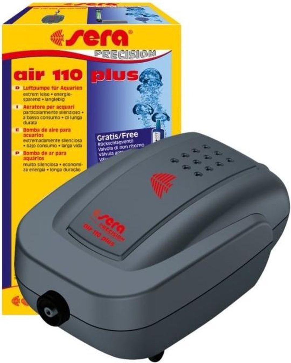 Sera air 110 plus - Aquarium Pomp - Type: Luchtpomp - 1 uitgang - 110 liter/uur