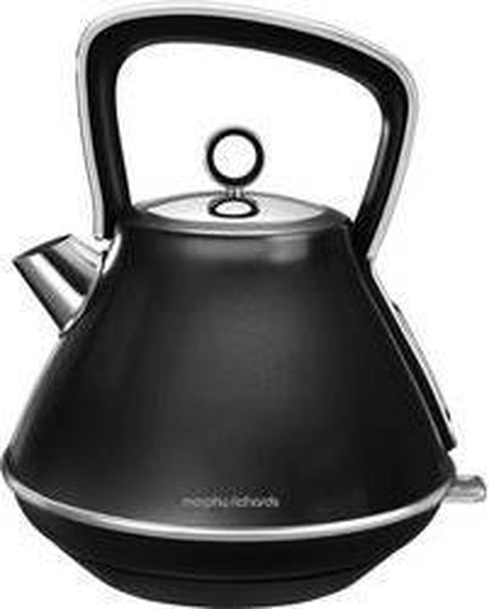 Morphy Richards EVOKE Pyramide Schwarz Waterkoker Snoerloos Zwart