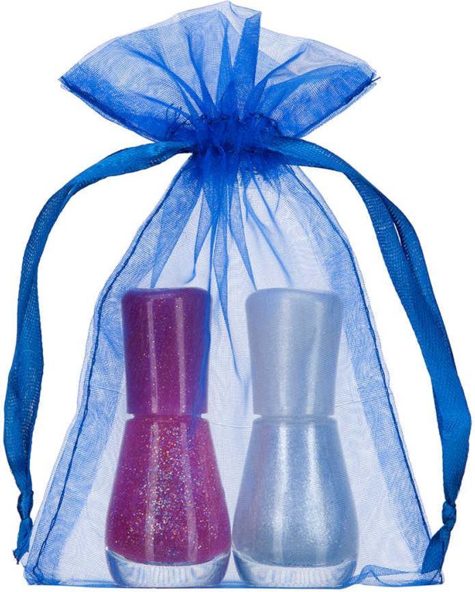 Shingyo 200 stuks organza zakje 10x15cm - Product Kleur: Koningsblauw