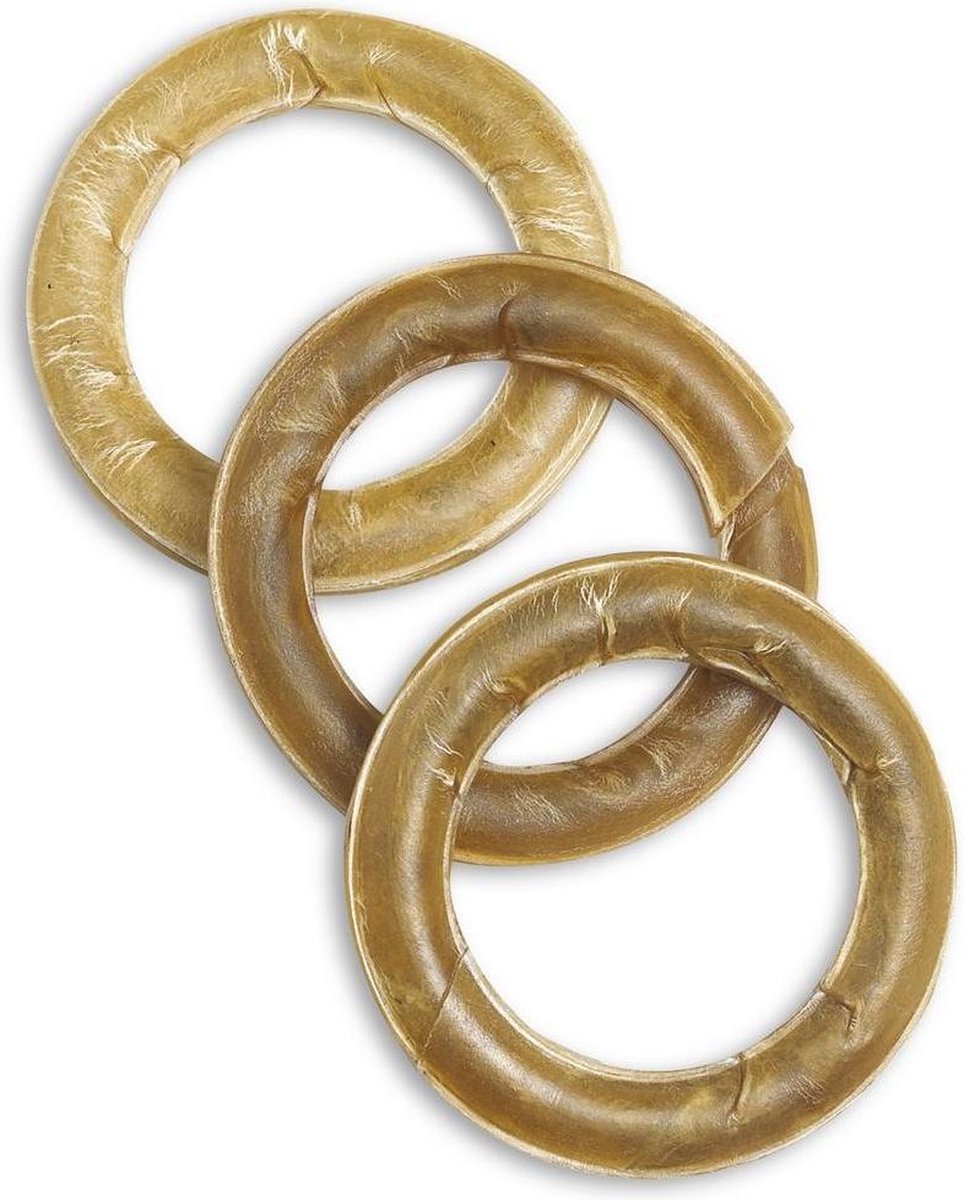 3 x Kauwring Kauwbot Ring 16 cm Hond Natuurlijk Snack Hondensnack Goedkoopste ring kauwsnacks snacks