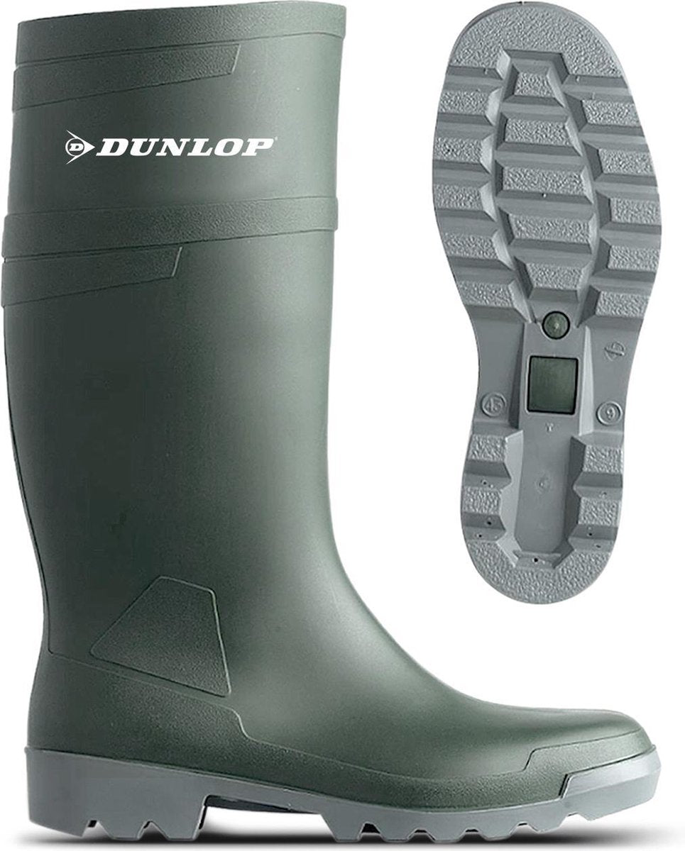 Tuinlaars Dunlop kniehoogte - groen - 43