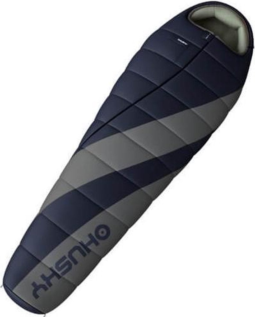 Husky mummyslaapzak Enemy -10°C 210 x 85 cm - Blauw-Grijs