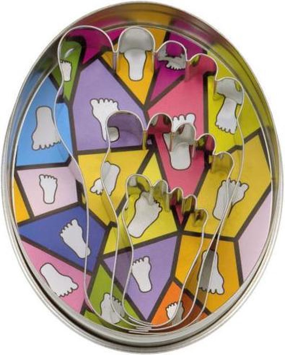 Metalen uitstekers - set van 3 voetjes - St�dter
