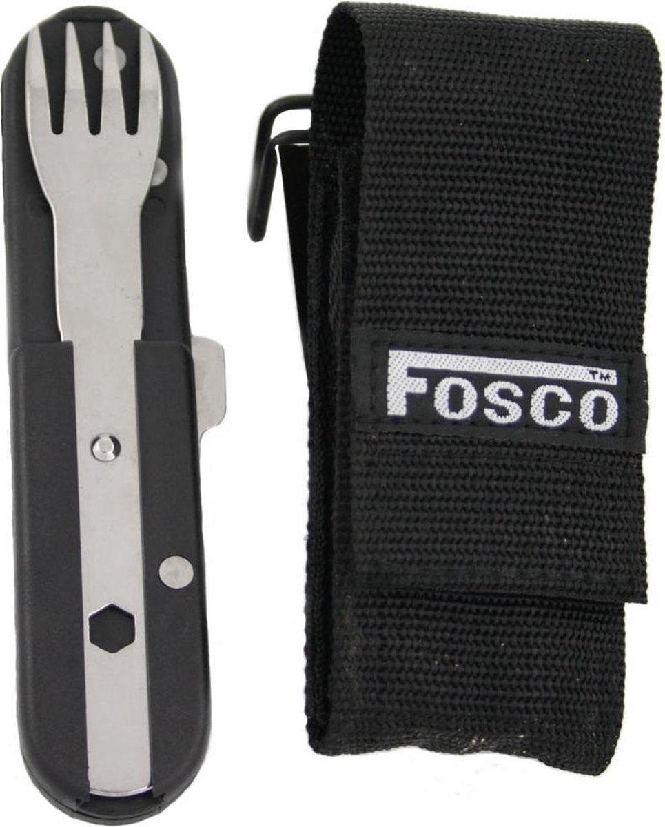 Fosco Outdoor Bestek - Zwart - Inklapbaar