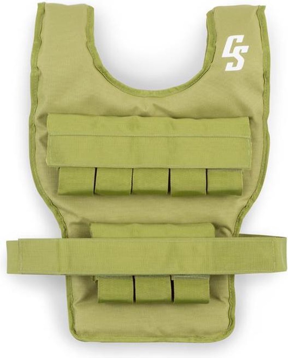 CAPITAL SPORTS Monstervest gewichtsvest 15kg voor uitbreiding van kracht- en duurtraining - Universeel geschikt - nylon