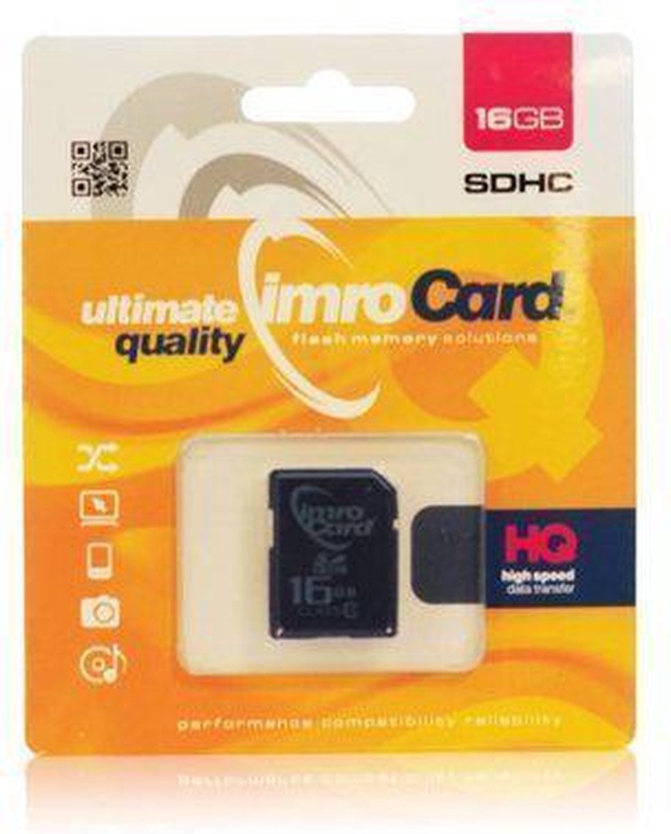 SDHC-kaart 16 GB Class 10